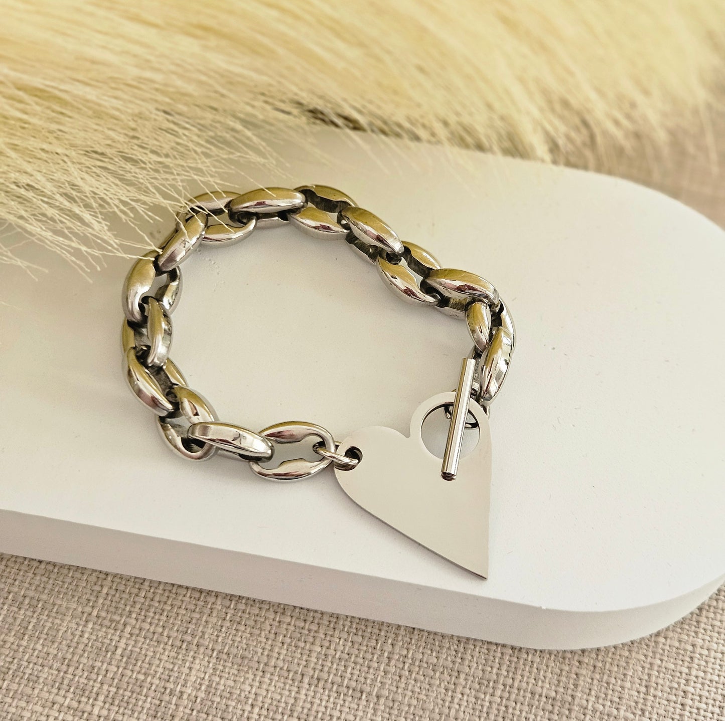 Heart Silver Bracelet