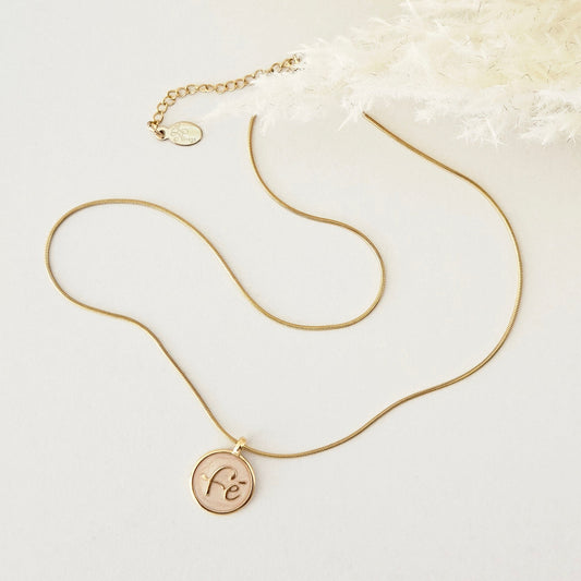 Fe Gold Necklace