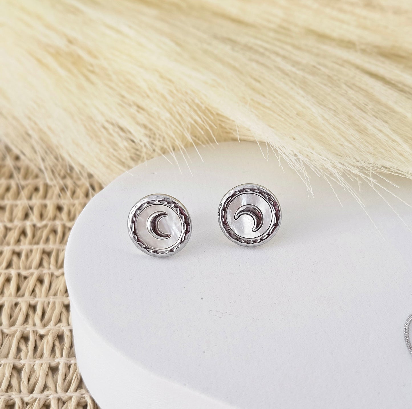 Moon Set Necklace, Earrings & Bracelet