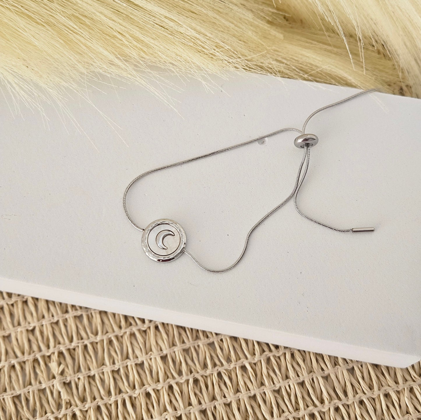 Moon Set Necklace, Earrings & Bracelet