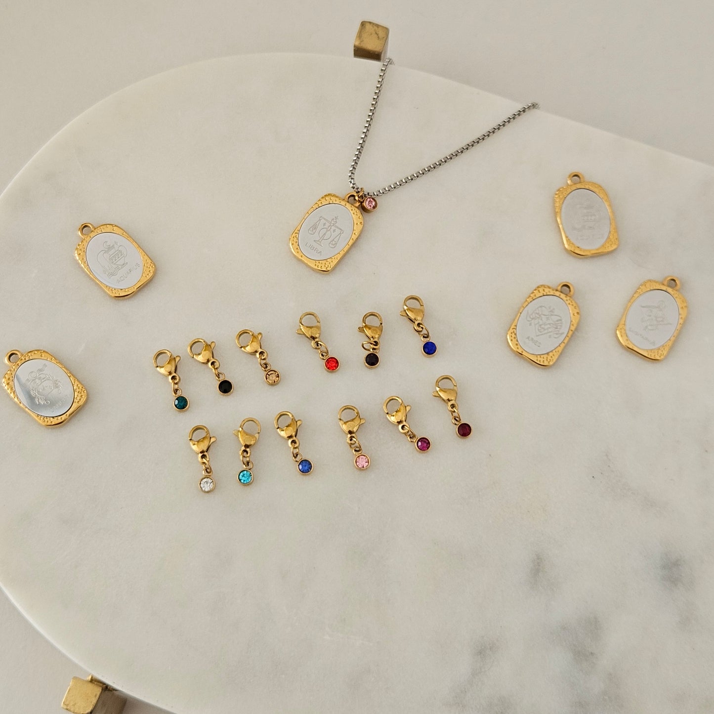 Zodiac & Birthstone Necklace