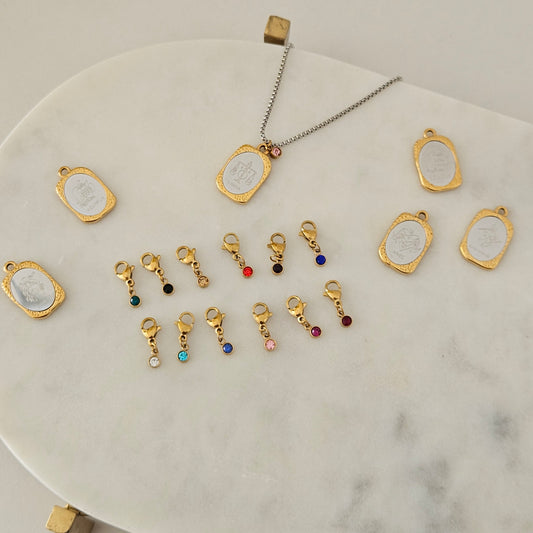 Zodiac & Birthstone Necklace