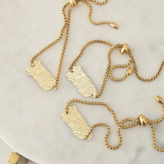 Silueta de PR Gold Bracelet