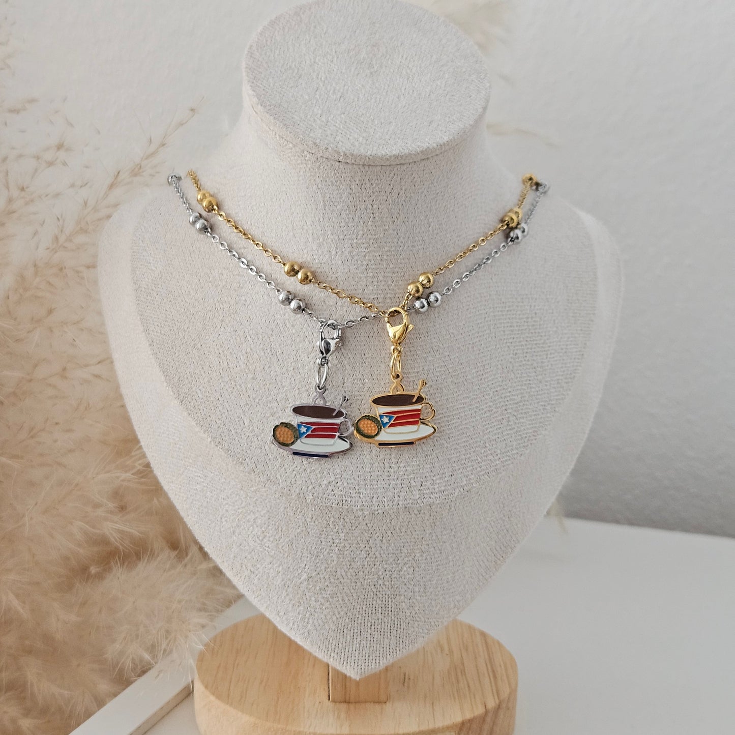 Café Boricua Necklace