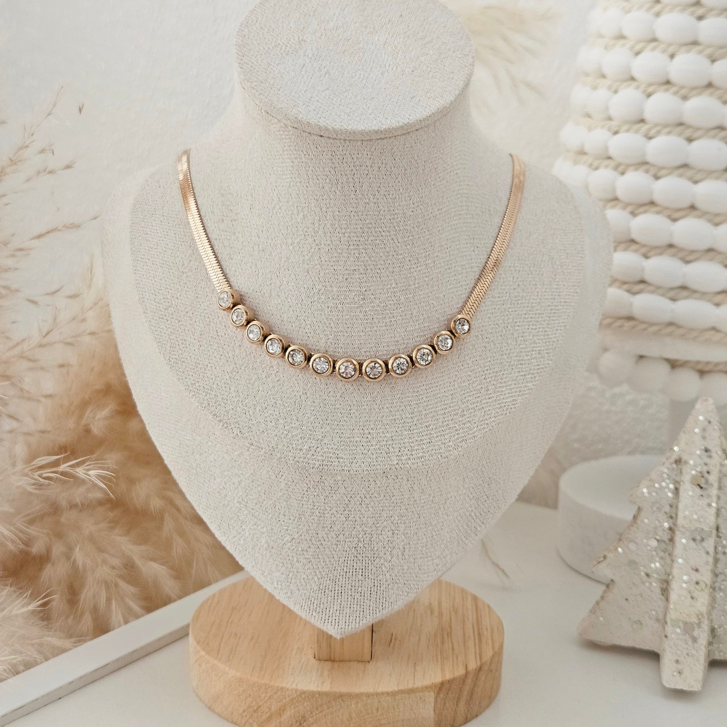 Rose Gold Diamond Necklace