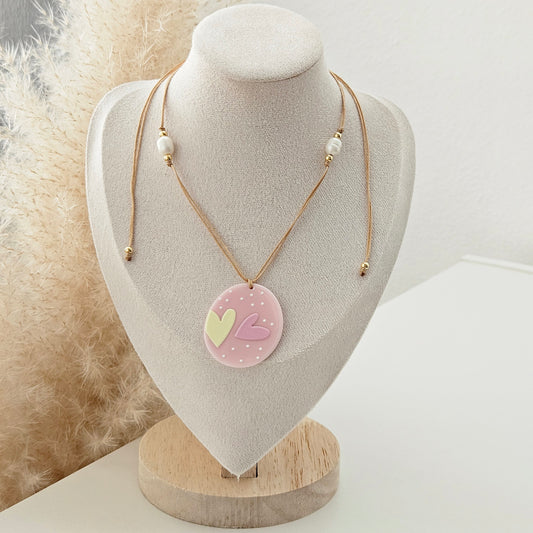 Rose Heart Necklace