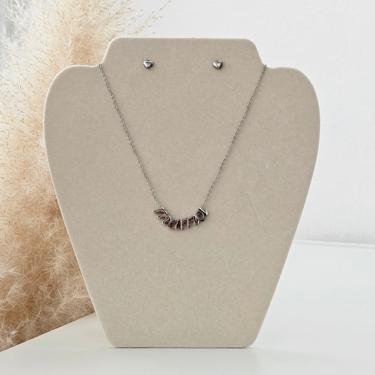 "Mamá" Set Necklace & Earrings