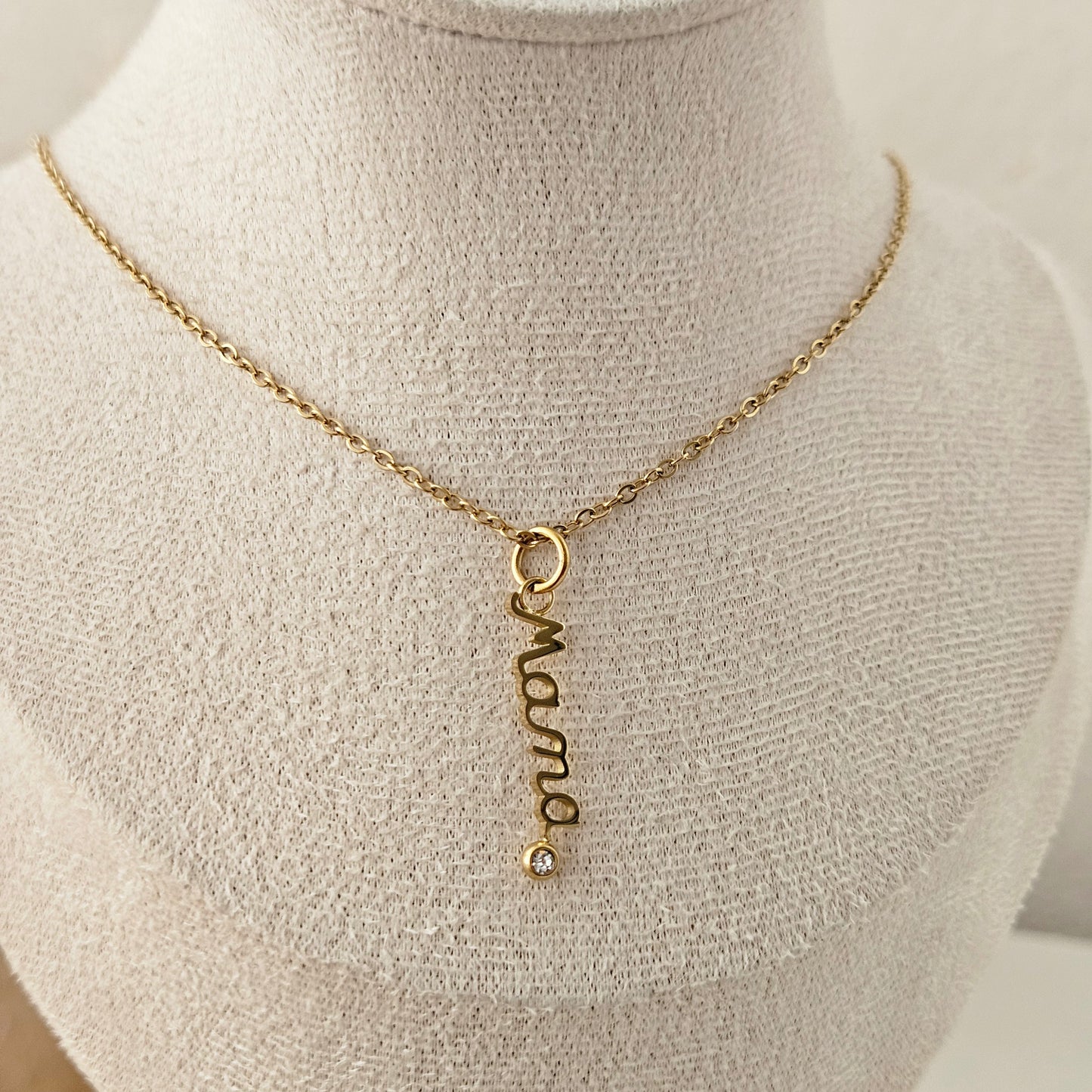 "Mamá" Diamond Necklace