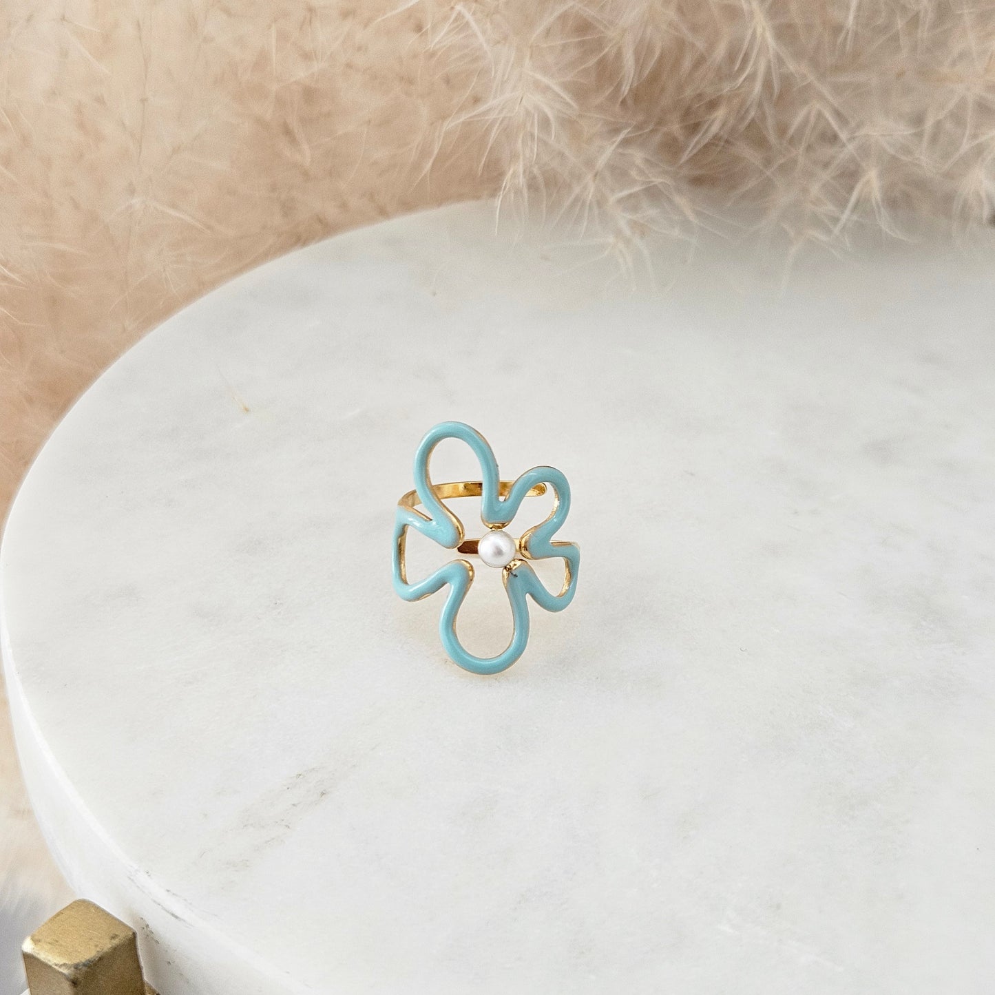 Flower Adjustable Ring