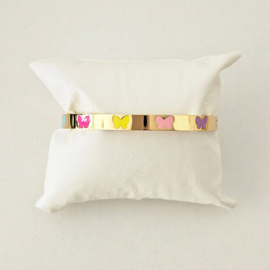 Colorful Butterfly Bangle