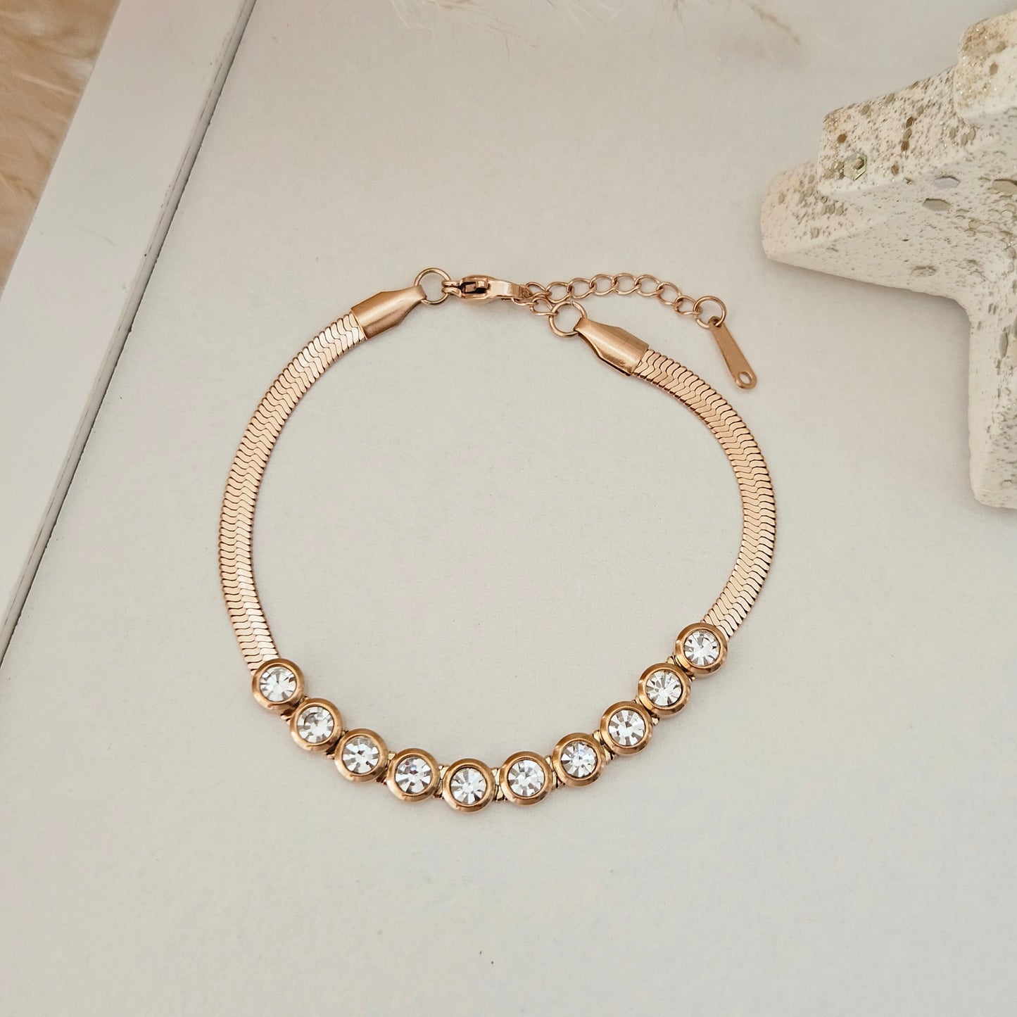 Rose Gold Diamond Bracelet