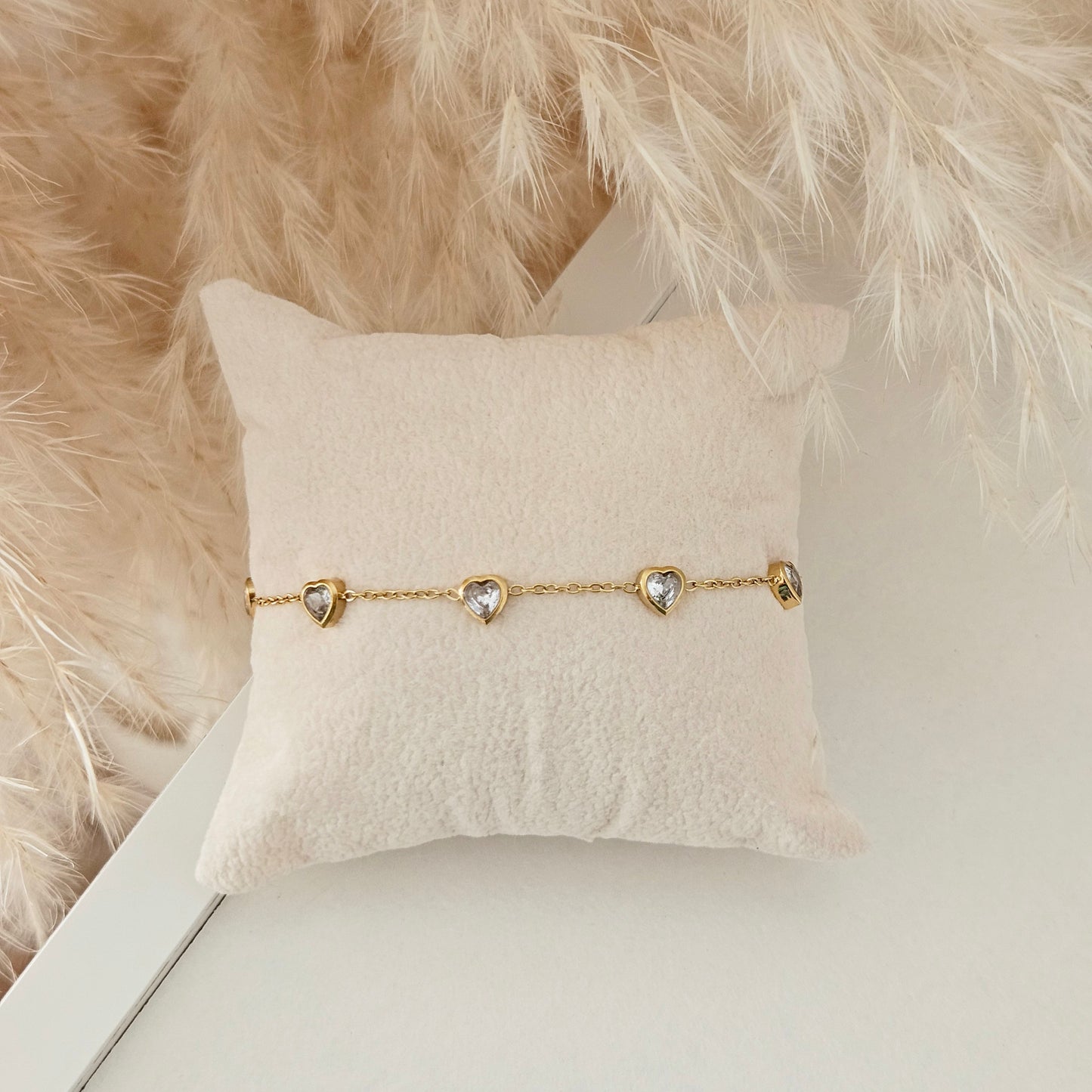 Heart & Diamond Bracelet