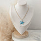 Blue Starfish Necklace