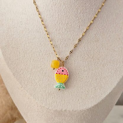 Colorful Fish Necklace