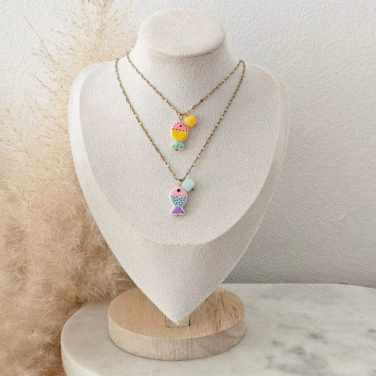 Colorful Fish Necklace